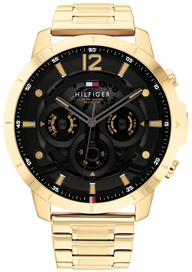 Zegarek męski Tommy Hilfiger 1710511 złoty fashion