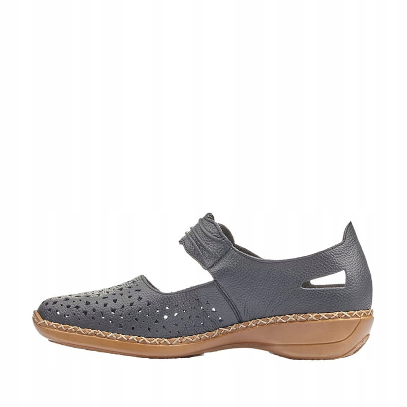 Półbuty RIEKER 41399-14 GRANATOWE - 37 Marka Rieker