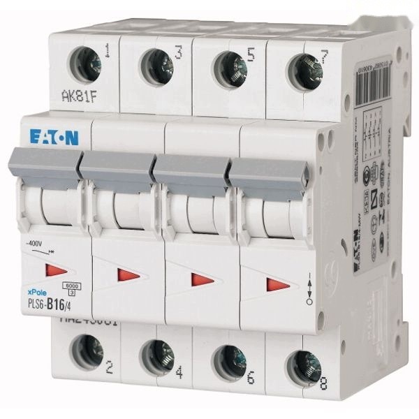 Nadproudový spínač 4P B 16 A 400 V 6 kA 243061