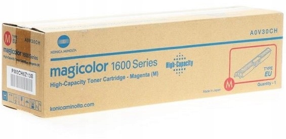 Toner Konica minolta MC1600 A0V30CH červený (magenta)