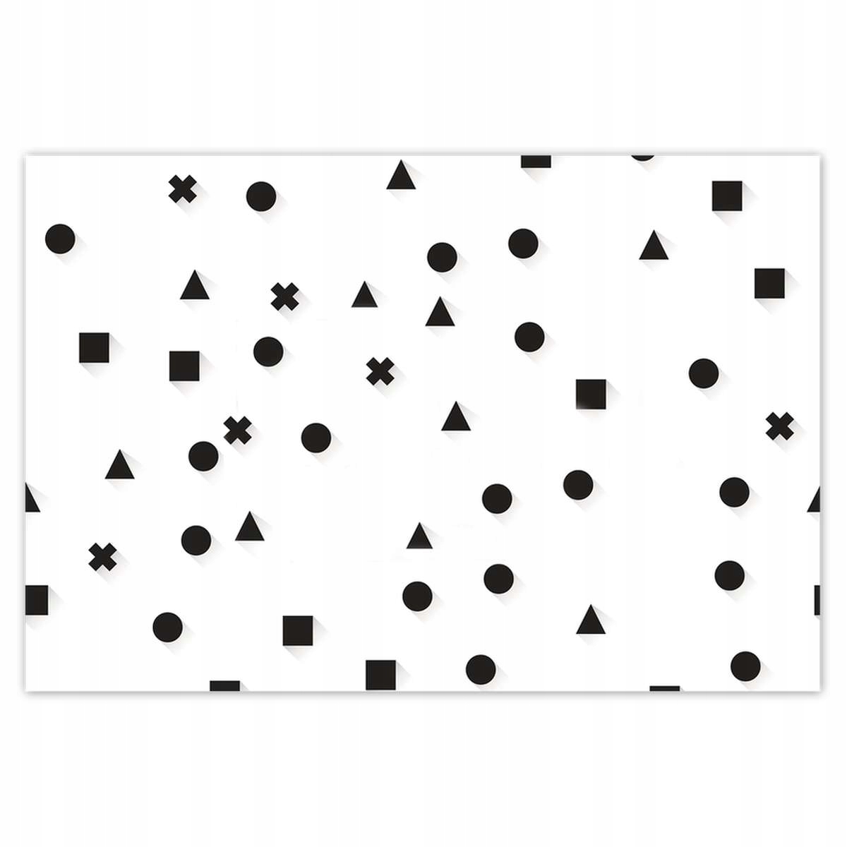 Plakáty 200x135 Černobílá geometrie
