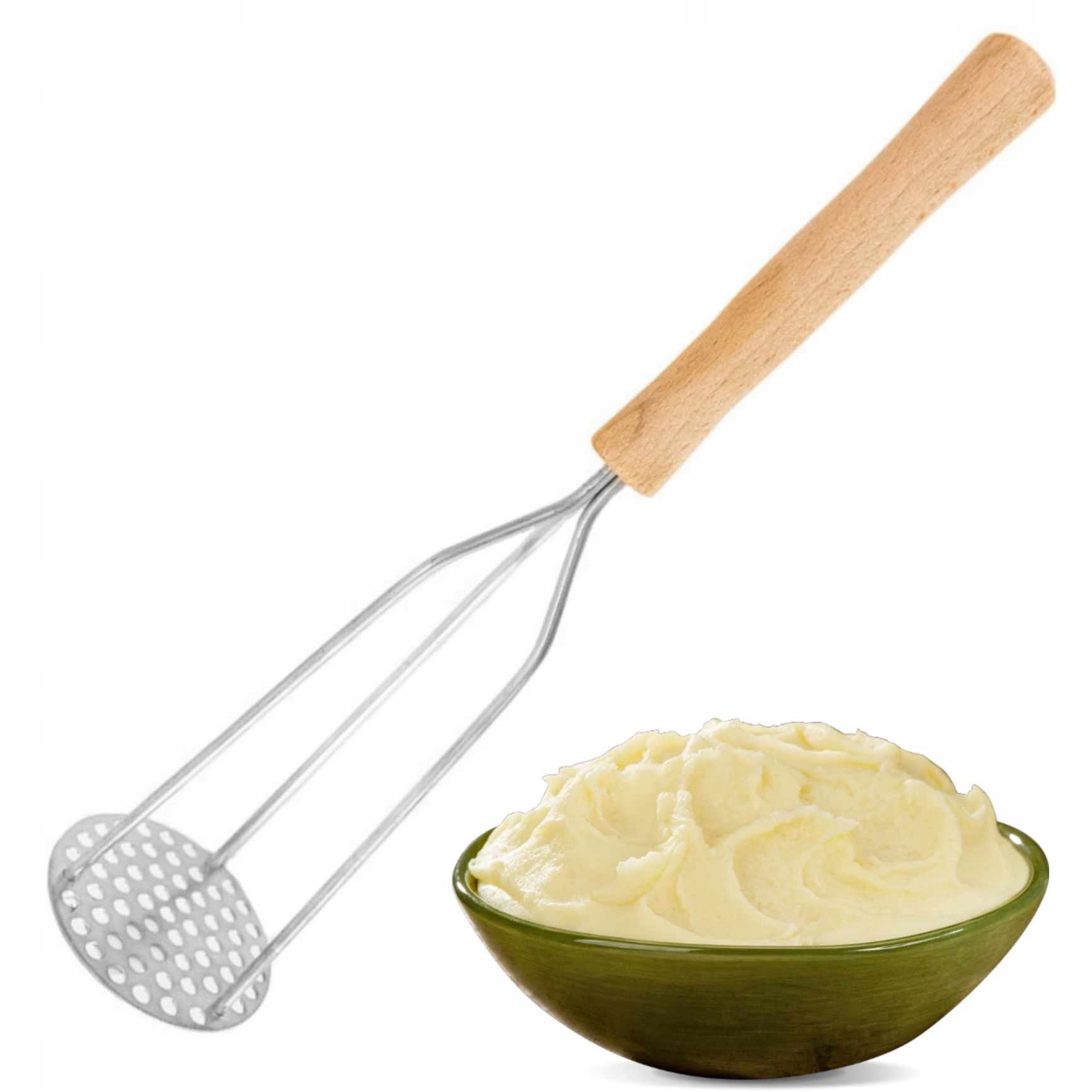 Tłuczek ubijak do ziemniaków do ugniatania do puree solidny