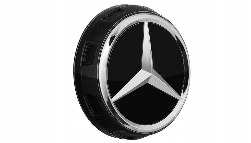 Mercedes Amg krytka hliníkového disku čierna Oe