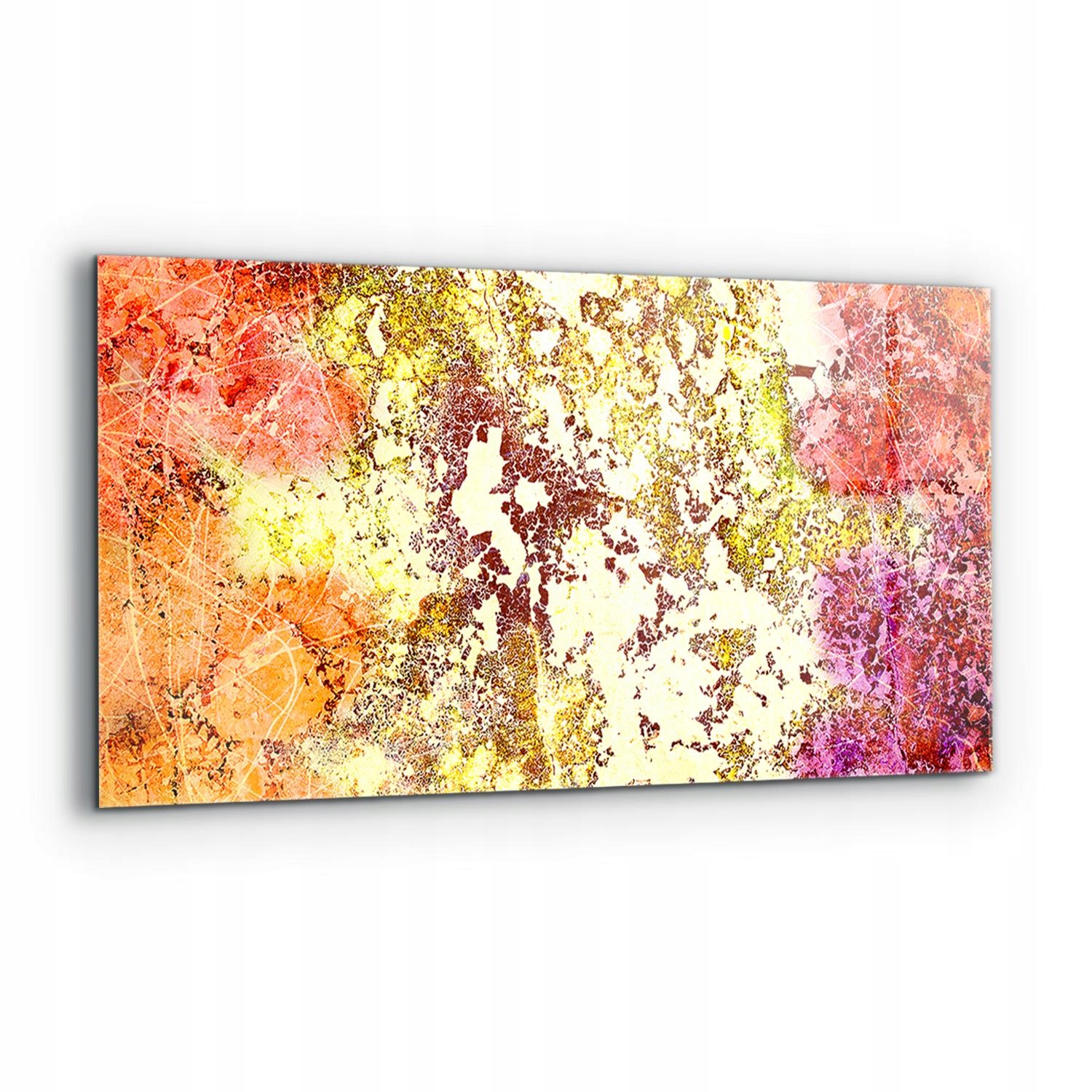 Nástenný panel Oranžová abstrakcie 120x60 cm