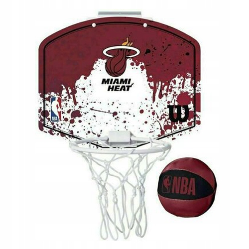 Wilson Nba Miami Heat zestaw do mini koszykówki