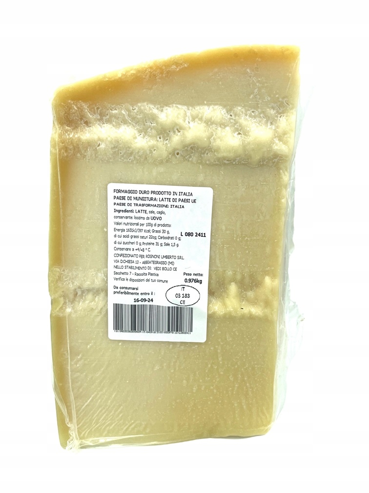 Ser twardy typu Parmezan ~1.1 kg Rognioni Umberto Włoski
