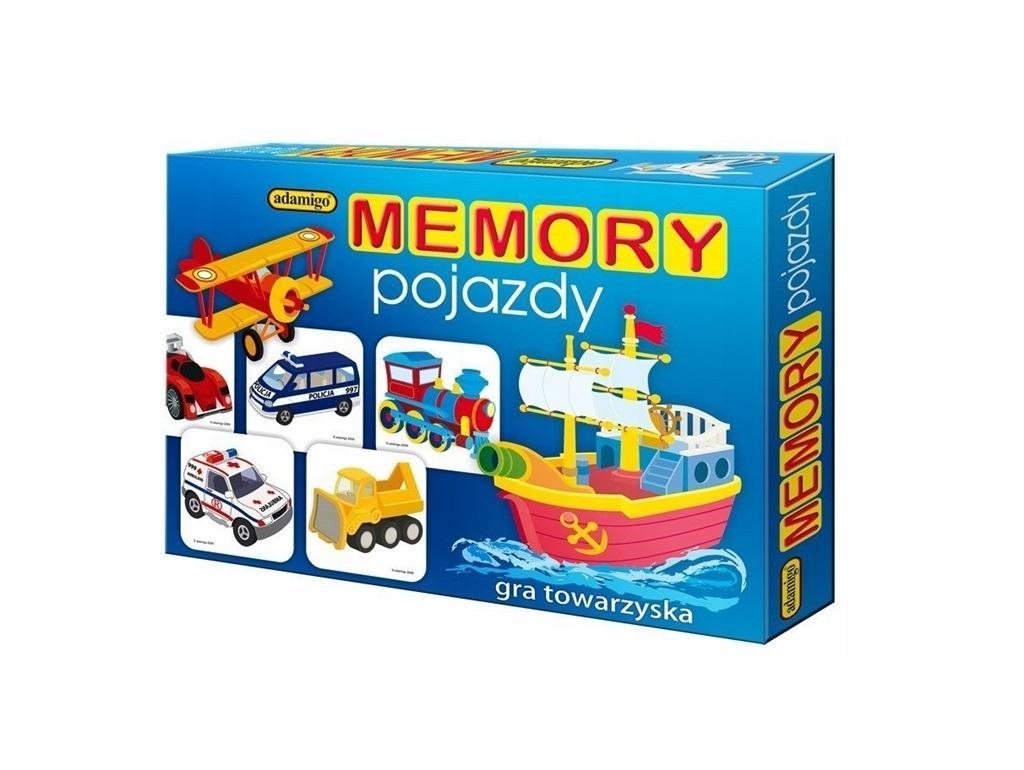 MEMORY - POJAZDY, ADAMIGO
