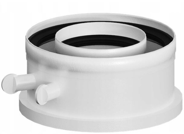 Adapter niski Ricom 80/125 do kotła Junkers Buderus Bosch