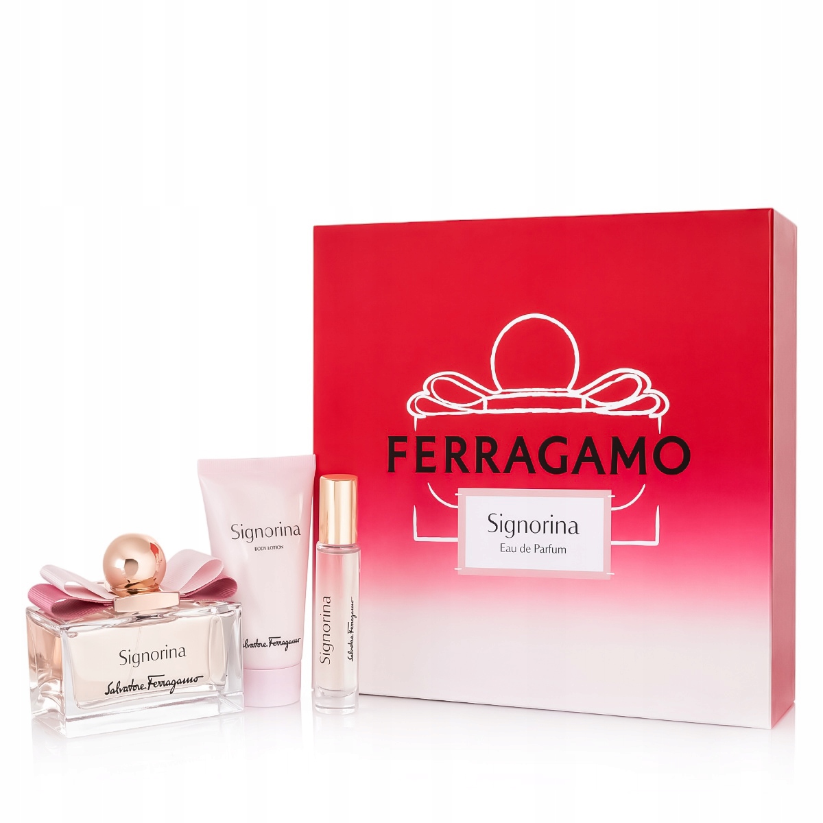 Ferragamo Signorina Edp 100 ml Edp Mini 10 ml Bl 50 ml W