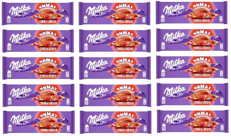 Levně 15x 250g Milka Choco Jelly čokoláda krabička