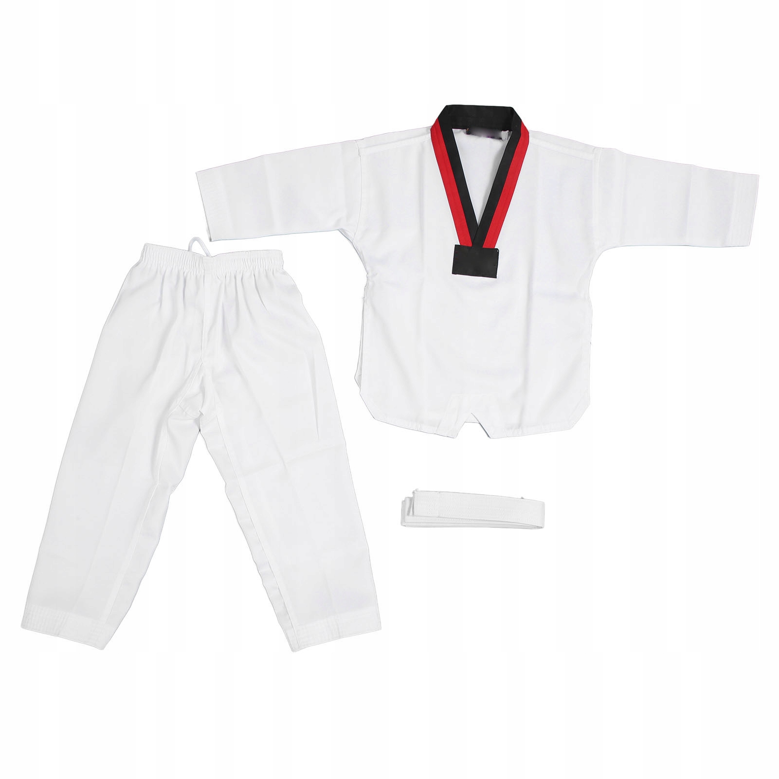Dziecięcy strój do taekwondo z paskiem poliester i bawełna Ub