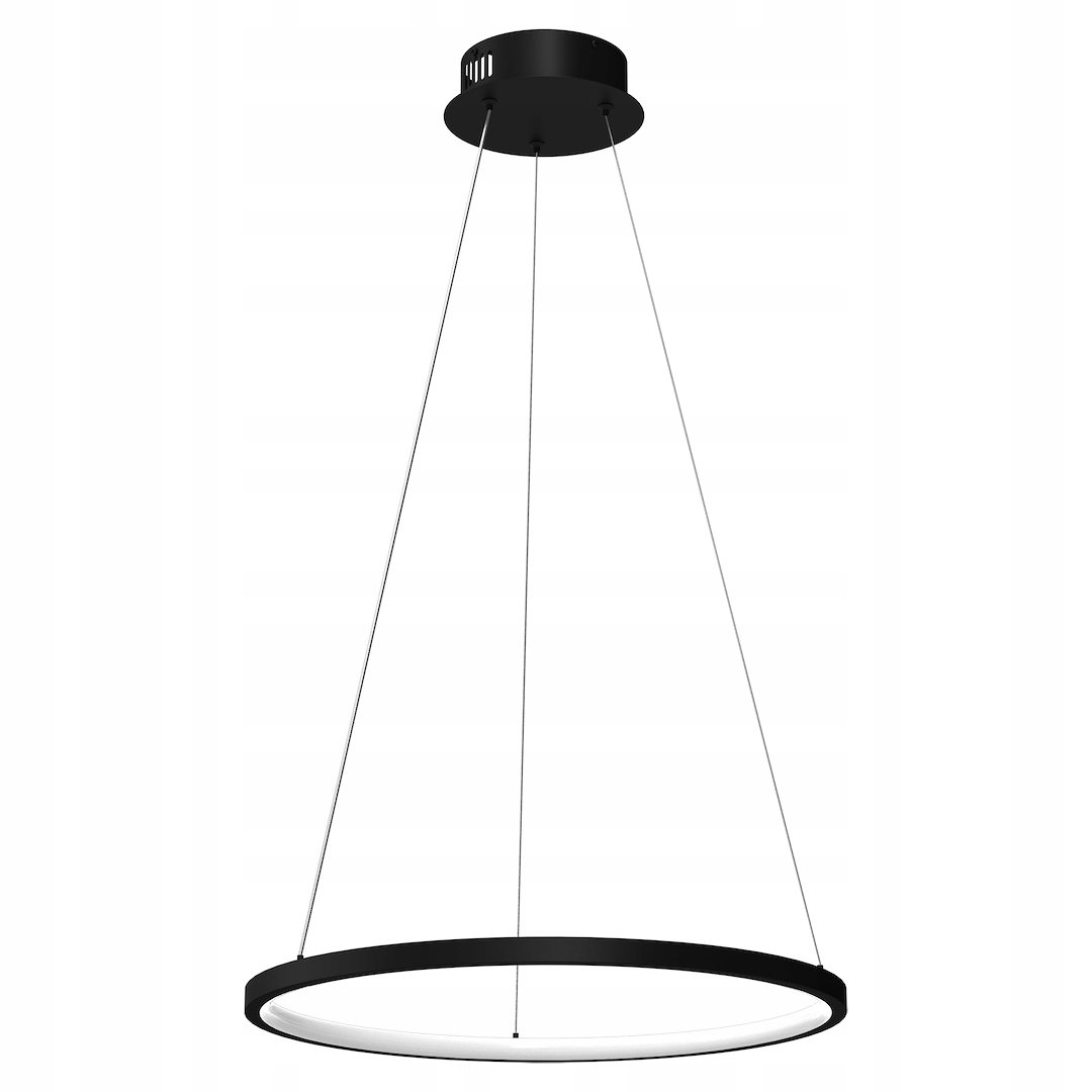 Závěsná lampa Hoop Černá 27W Led