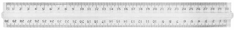 

Linijka z uchwytem 30cm zawieszka transparentna