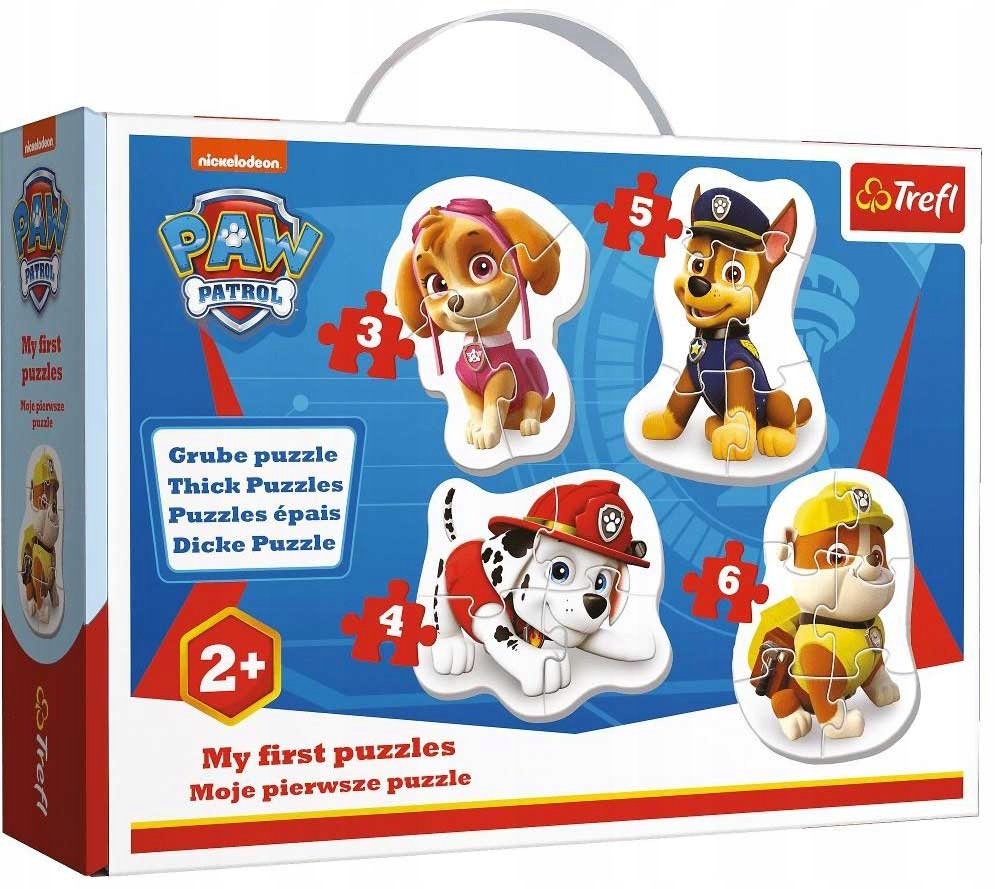 

Moje Pierwsze Puzzle Psi Patrol Trefl Baby 2+