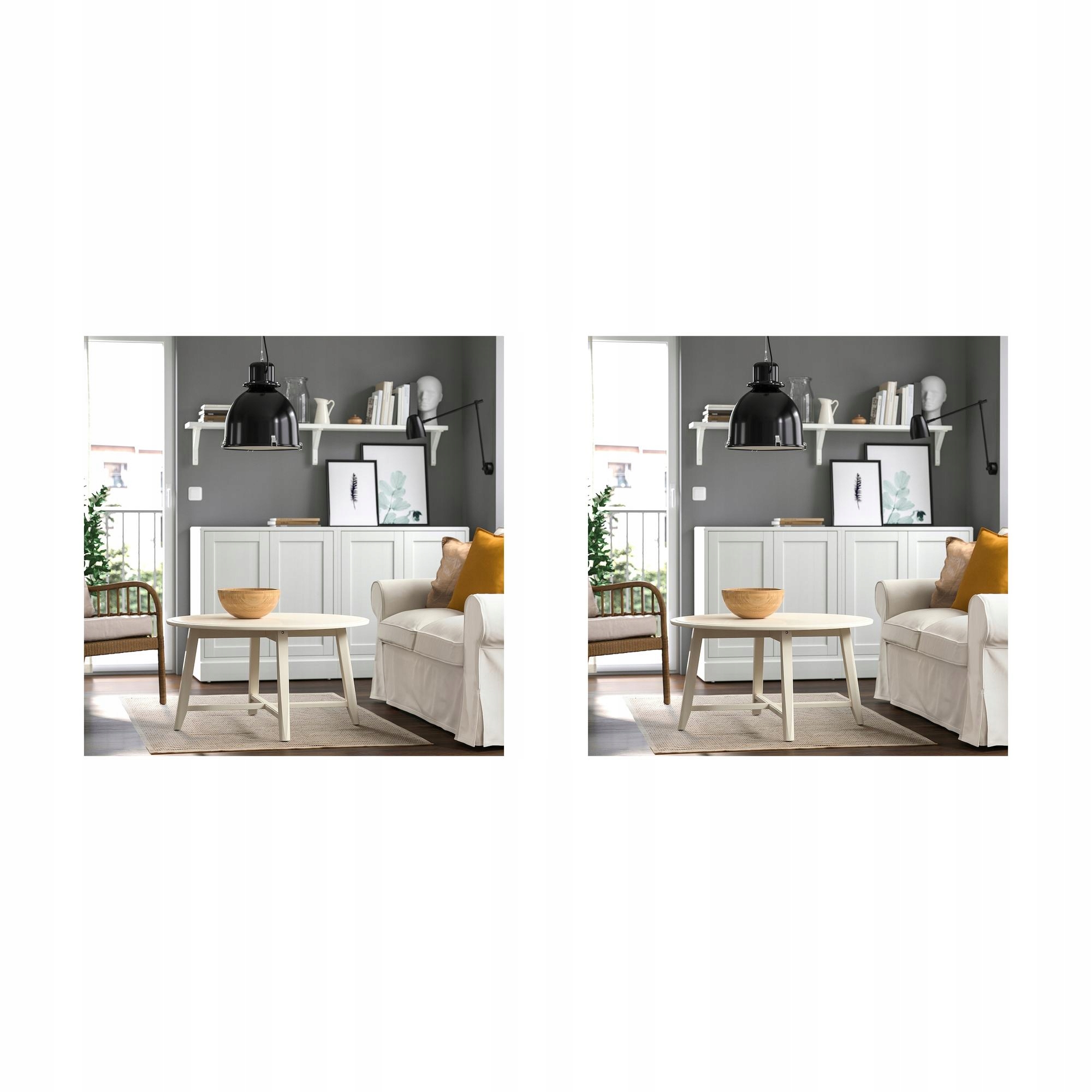 2 ks Koberec tkaný na plocho přírodní černý 120 x 180 cm Starreklinte