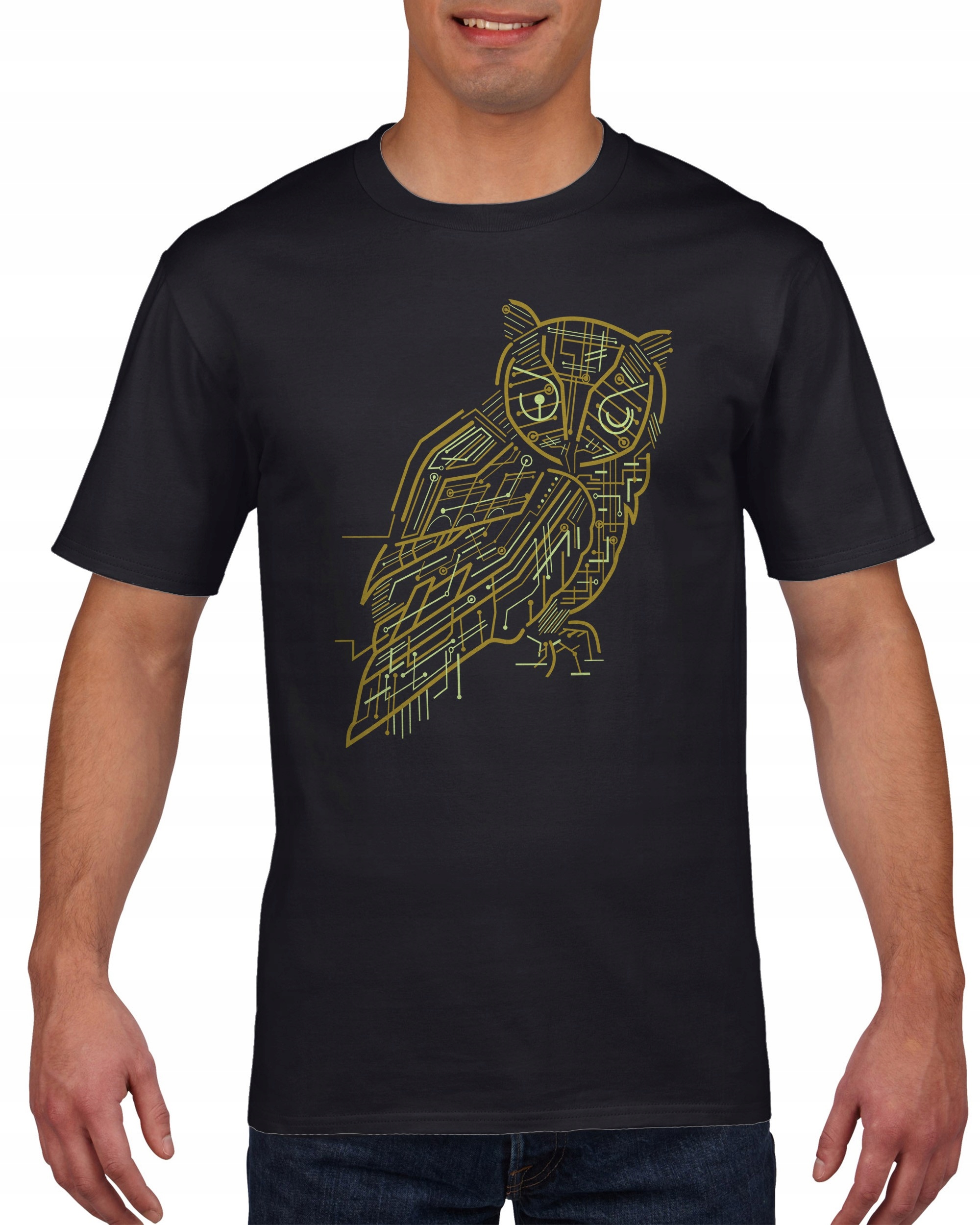 

Koszulka męska Sowa Neon Uklad Scalony c XL