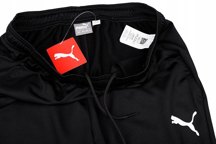 3037 SPODNIE PUMA MĘSKIE CZARNE DRESOWE SPORTOWE L Model 655770