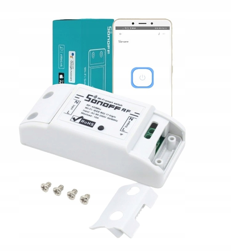 Sonoff RF- przełącznik sterowany WiFi oraz RF433MH