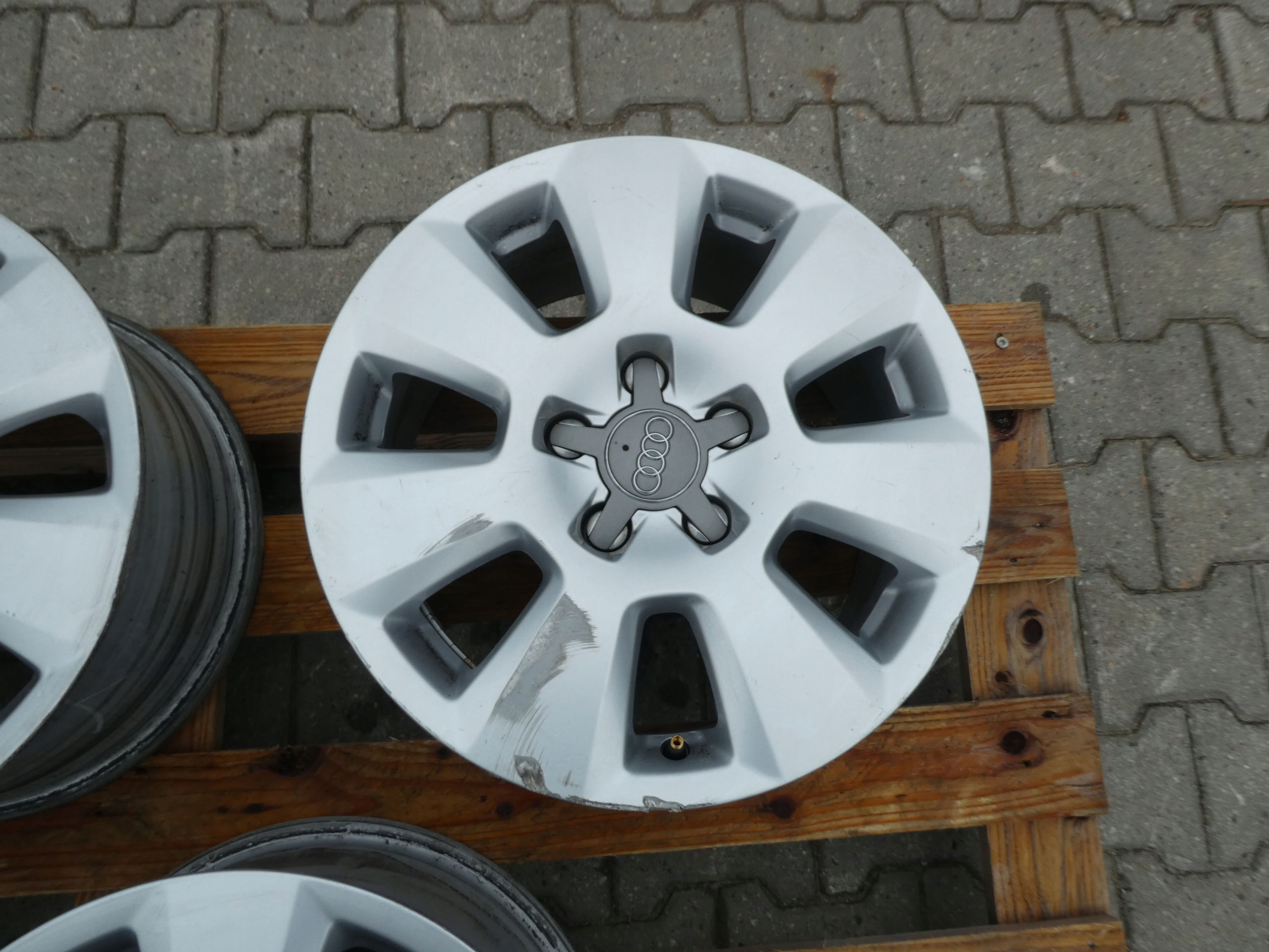 4X discs aluminium disc 4G0601025 AUDI 5X112