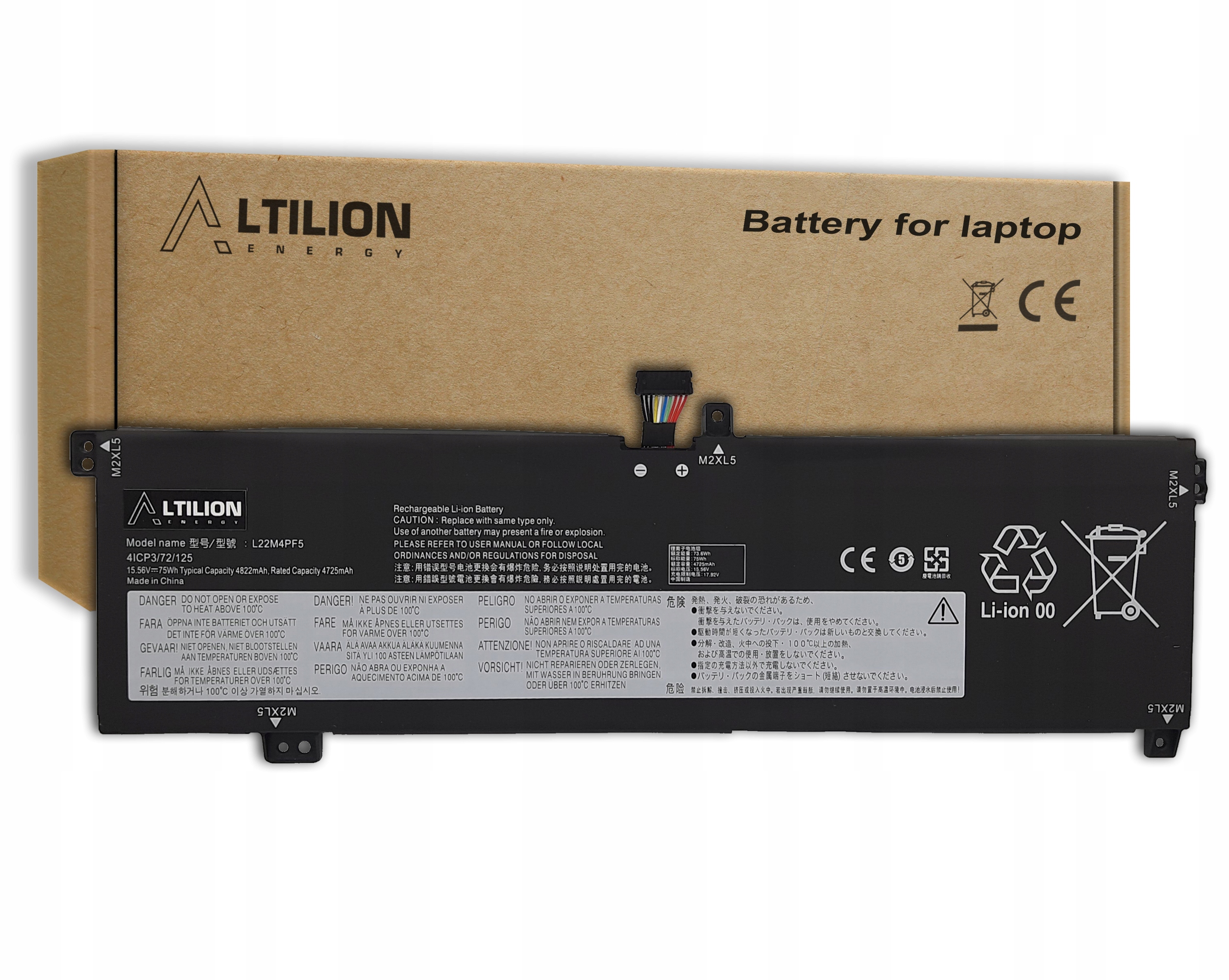 Baterie Altilion Energy L22M4PF5 je kompatibilní s Lenovo