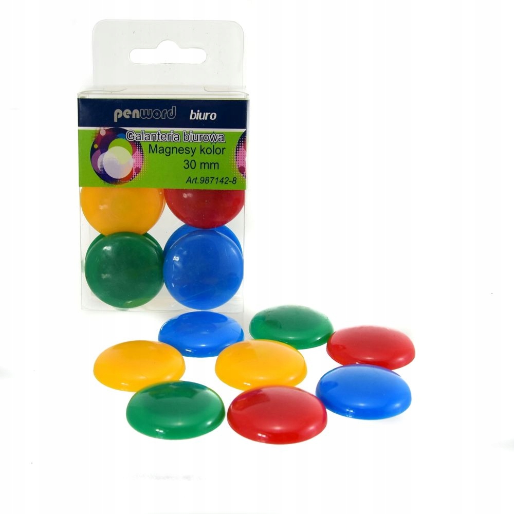 

Penword Magnes mix kol. 30mm/8szt.