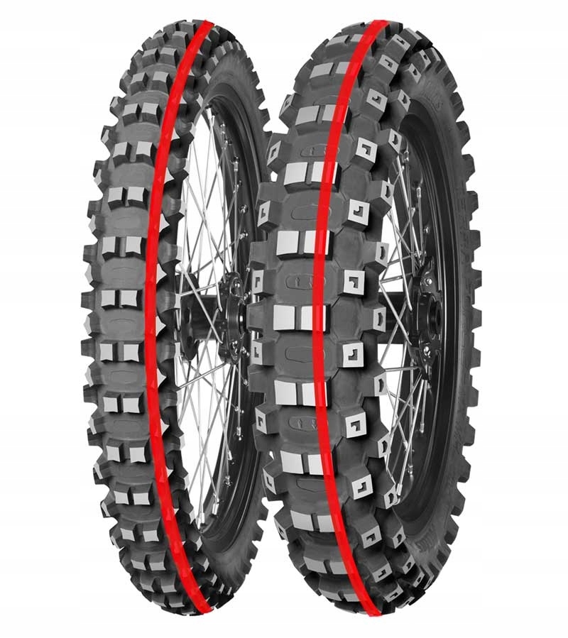 Mitas Pneumatika 90/90-14 Terra Force-mx Mh Pitcross Medium Hard (červený Pásik)