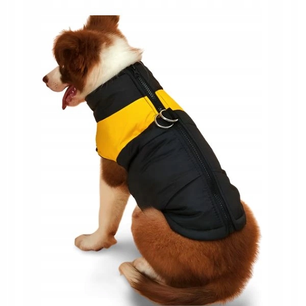 Levně Zimní vesta žlutá, XXL