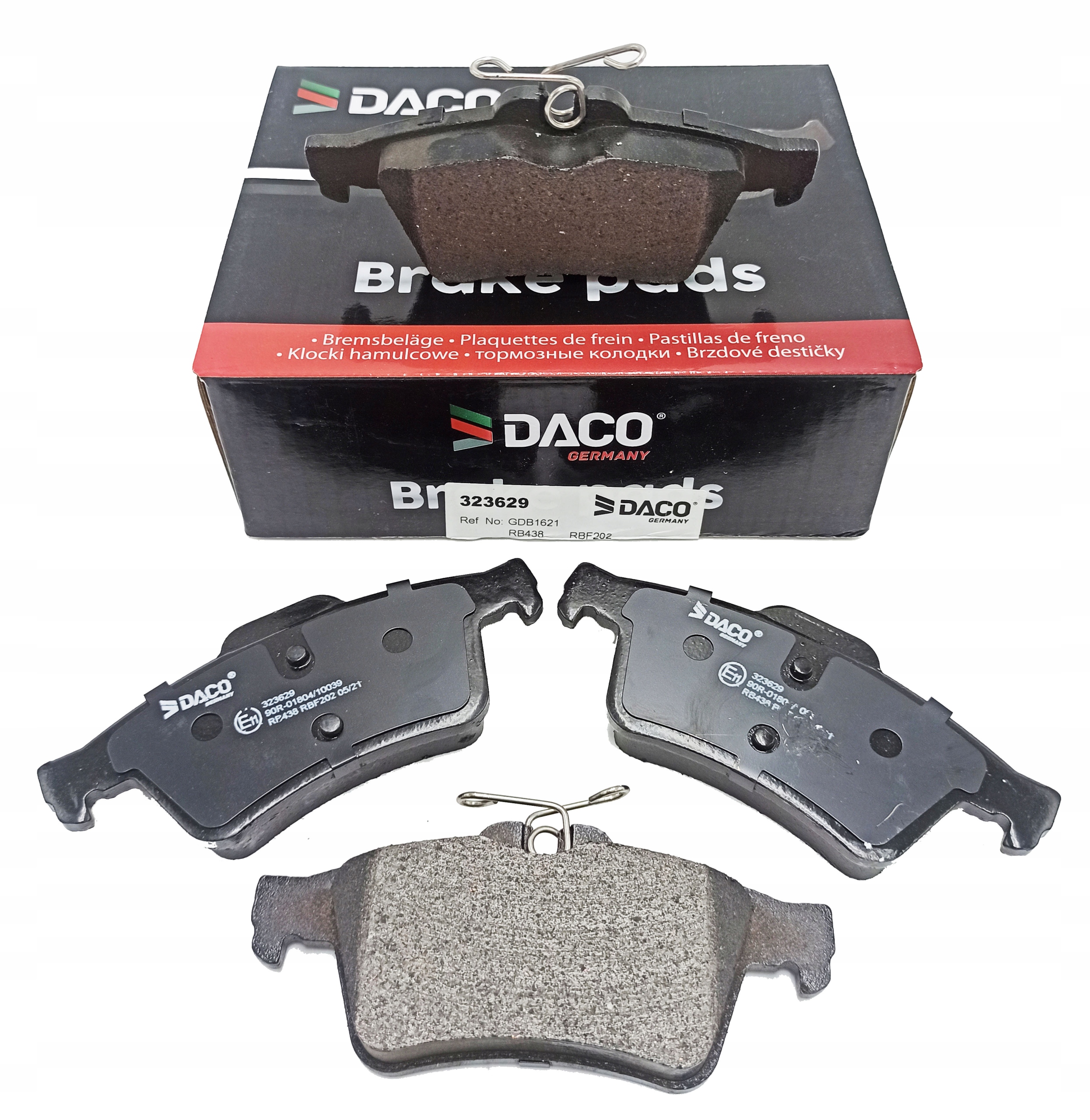 KPL KLOCKI TYŁ FORD FOCUS MKII 2 OPEL VECTRA C