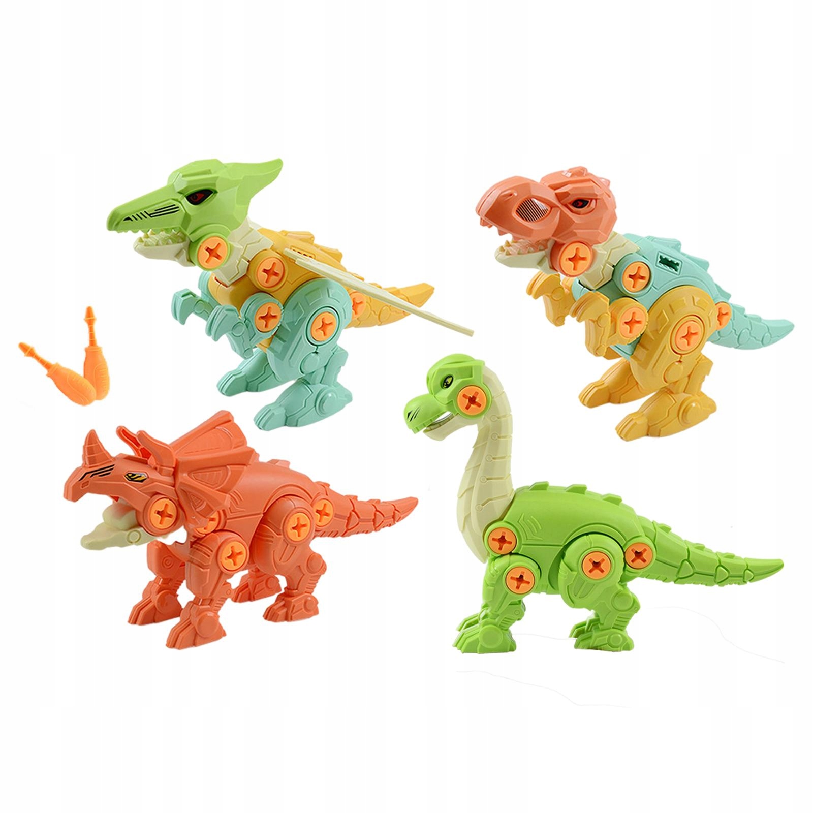 4x Model dinozaura edukacyjna dla dzieci Marka bez marki