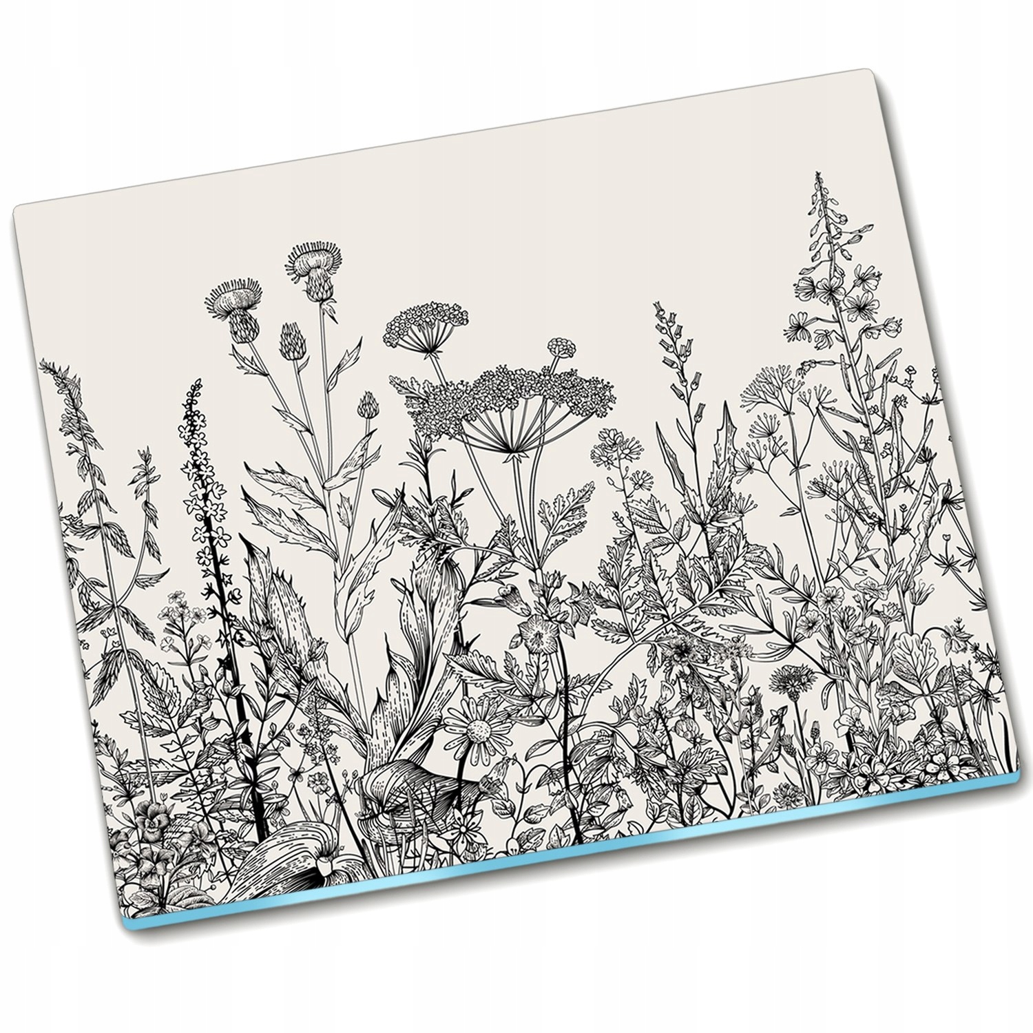 

Osłona kuchenna szklana Dzikie kwiaty 60x52