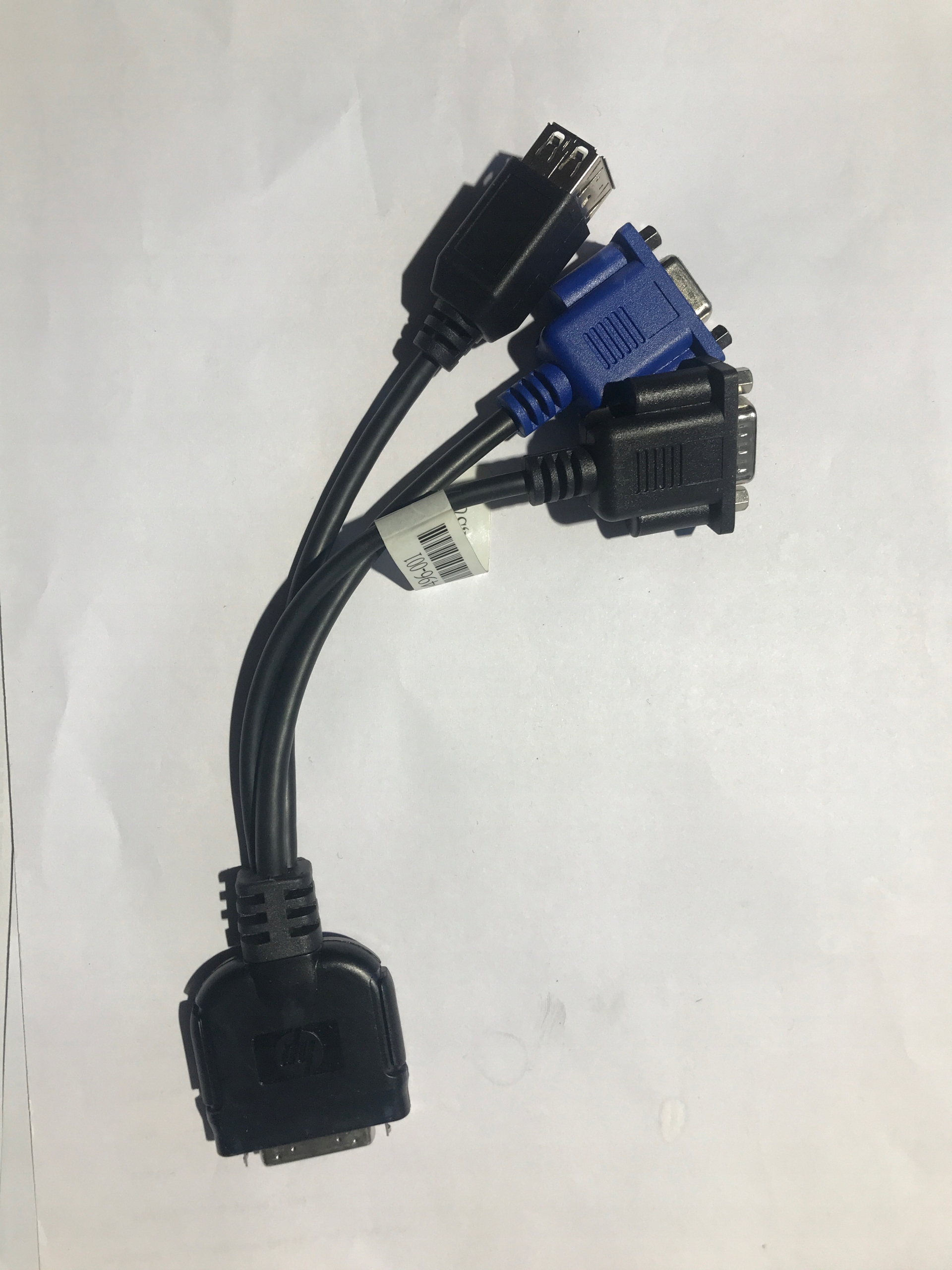 Kabel diagnostyczny Hp 2x Usb Vga Com 409496-001