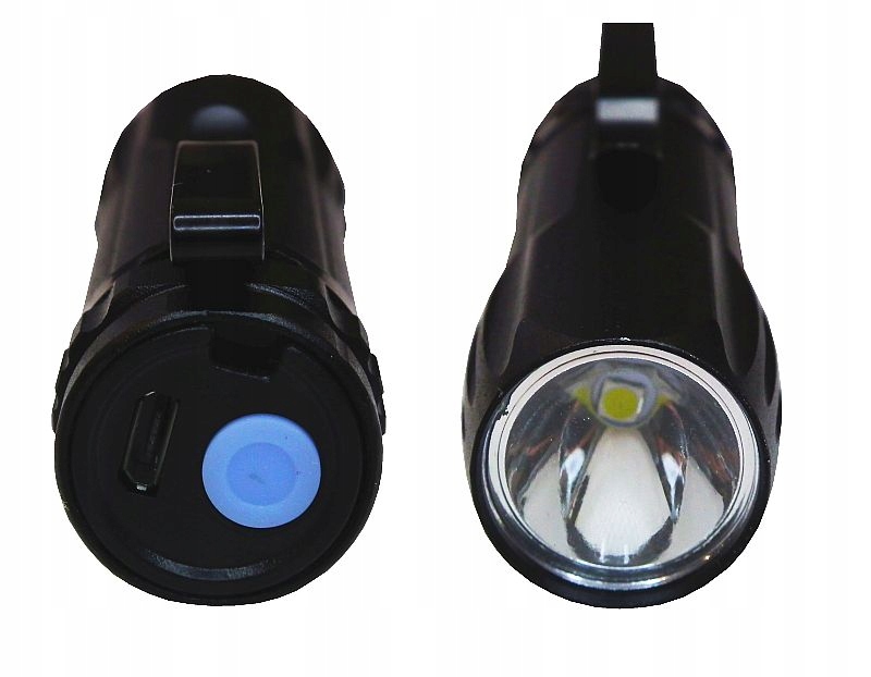 Mini Latarka LED AKU 14500 bardzo mała mocna USB Model LAT_LED_809