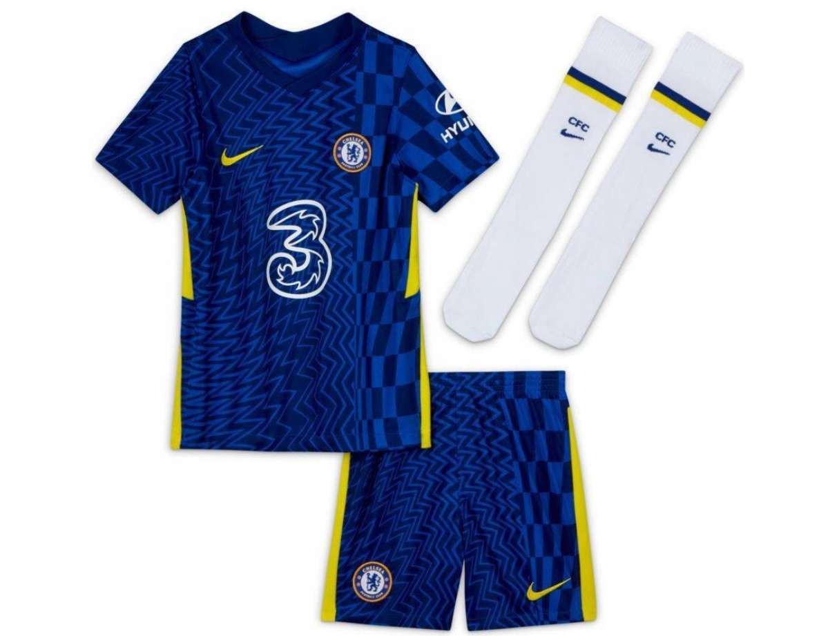 Dětský fotbalový komplet Nike Chelsea Fc 2021/22 CV8266-409 Xs 96-104 cm