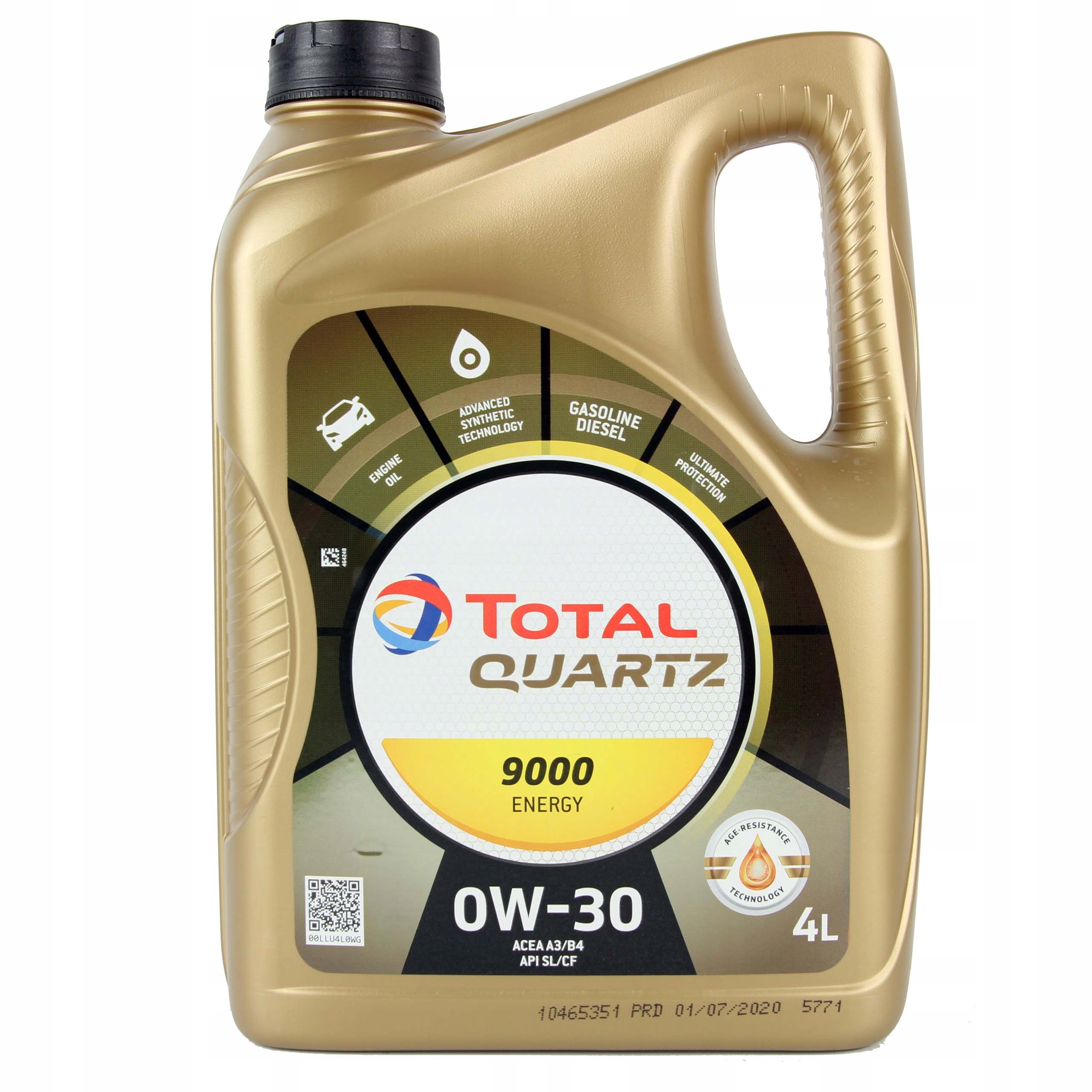 

Total Quartz 9000 Energy 0W/30 4L