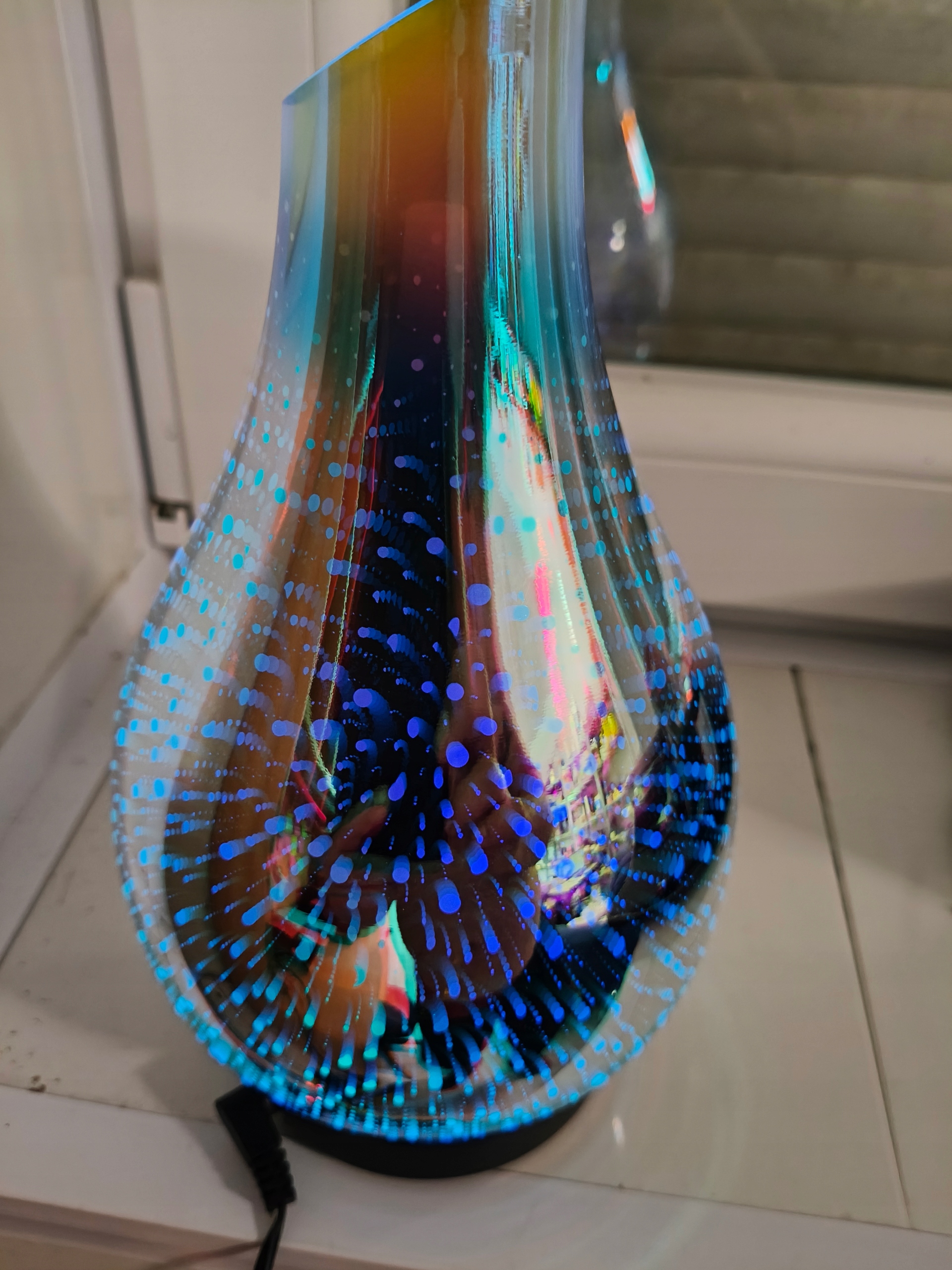 Dyfuzor Olejków Eterycznych 3D Nawilżacz Led 120ml Timer