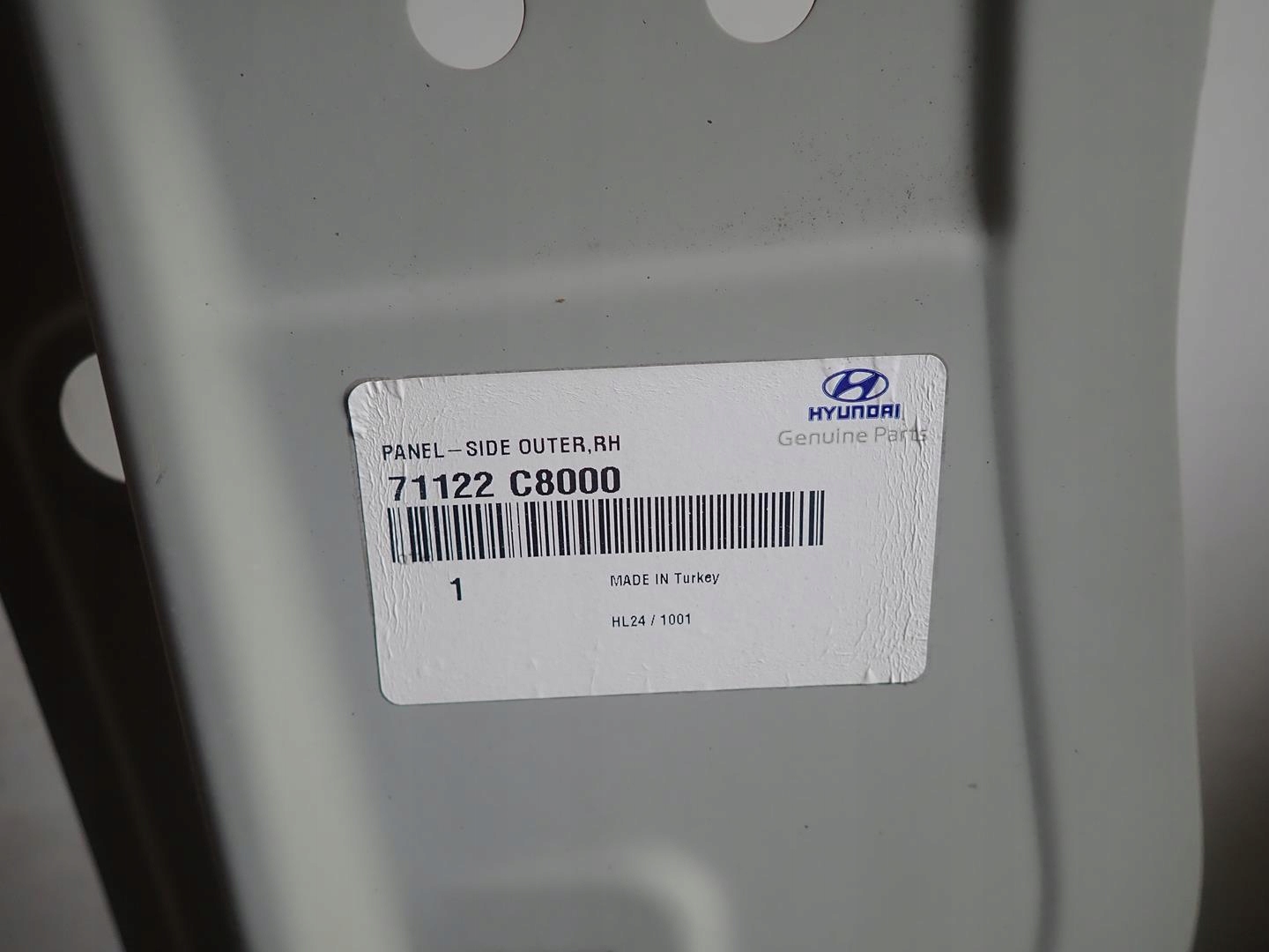 side right threshold pillar HYUNDAI I20 II 2014