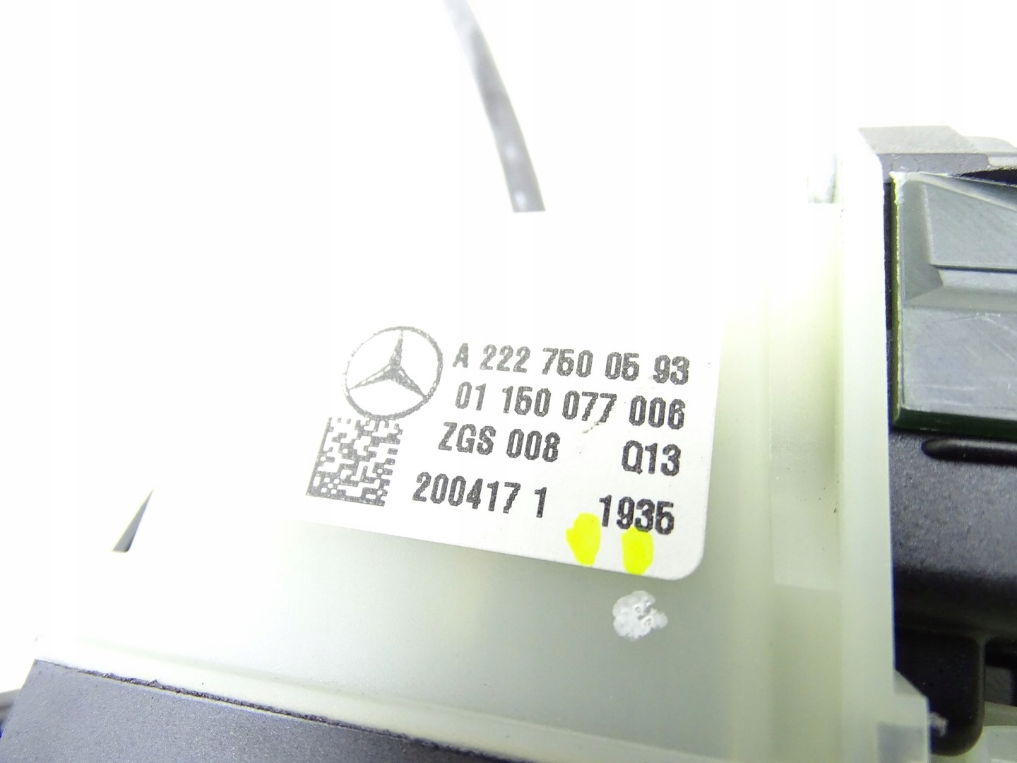 handle bonnet boot KAMERA MERCEDES S W222 A2227500593