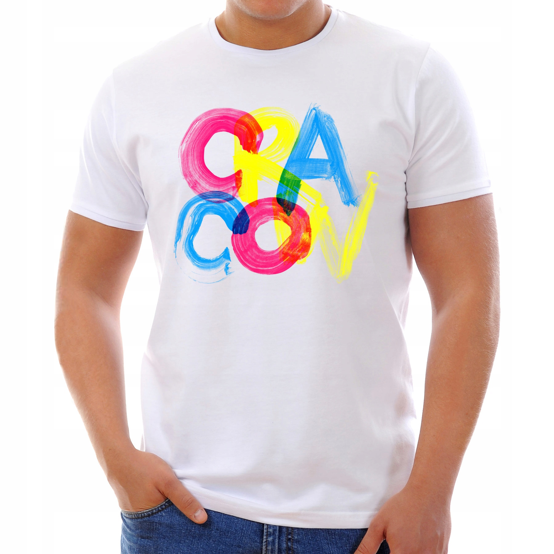 

Koszulka Cracow Kolory Cmyk (M):: XL,: biały