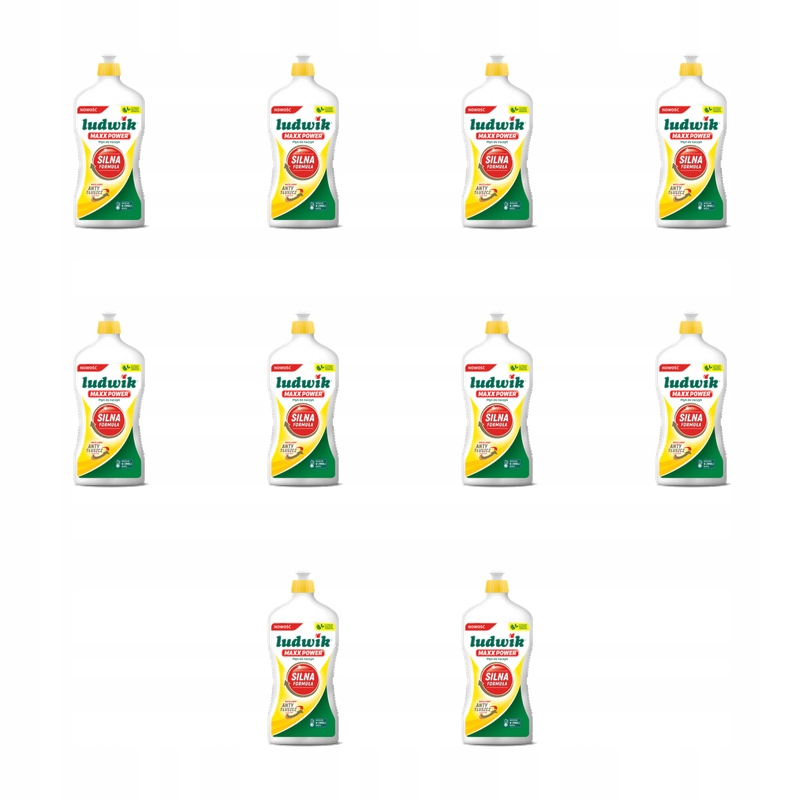 Ludwik Maxx Power prostředek na mytí nádobí citrusy se zeleným čajem 725 g X10
