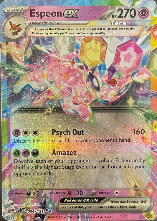ポケモンカードゲーム pokemon card ESPEON ex sar Karta Espeon - Niska cena na Allegro