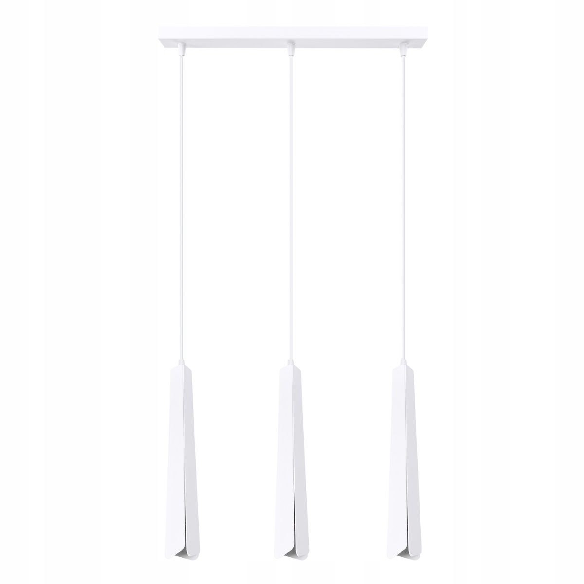 Závesná lampa Prysm 3L biela