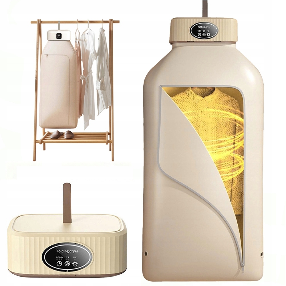 Levně Elektrická Sušák Prádla Se Skládacím Časovačem 2. rychlost 600 W