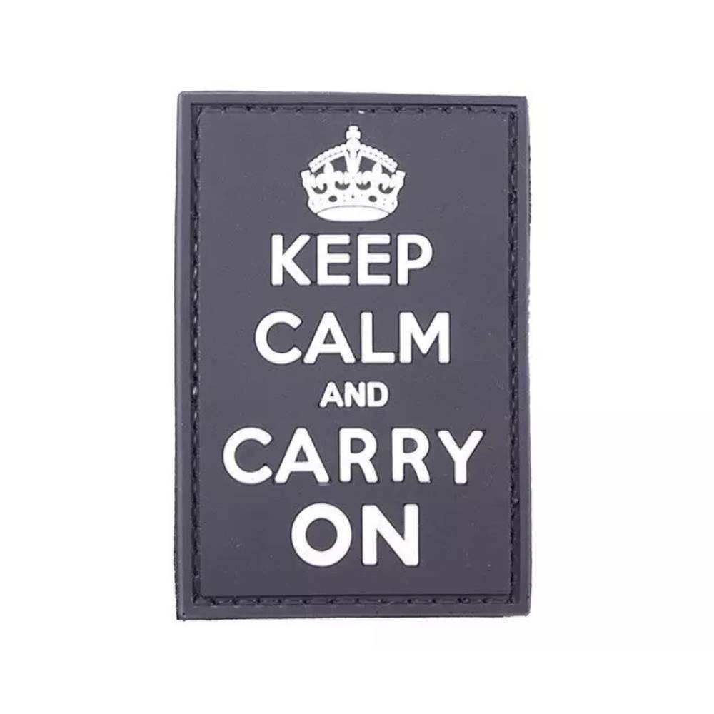 Plakietka 3D Pvc Gfc Tactical Keep Calm and Carry On Velcro