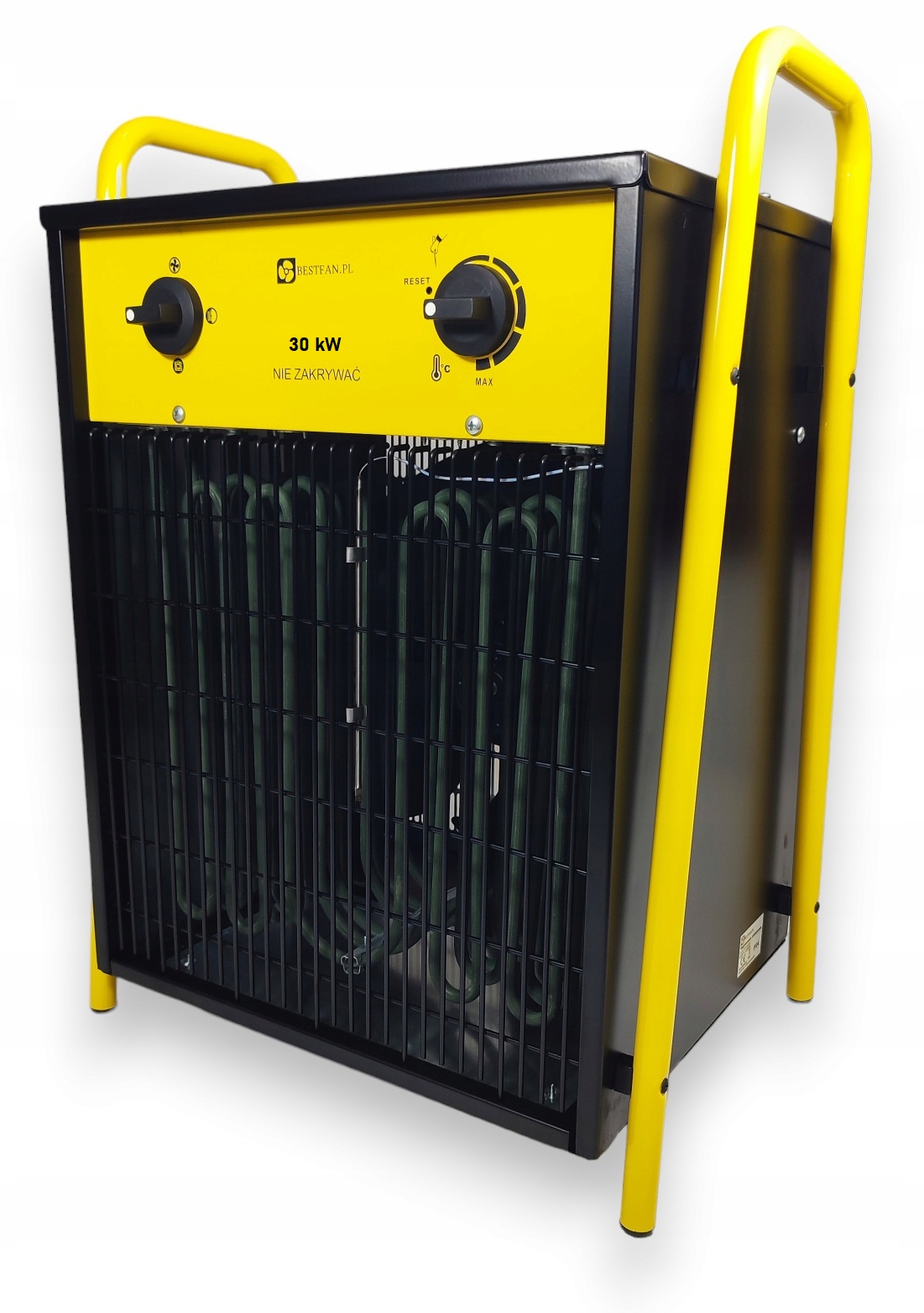 Nagrzewnica elektryczna dmuchawa 30kW 400V Mocny Wentylator 30000W Hala