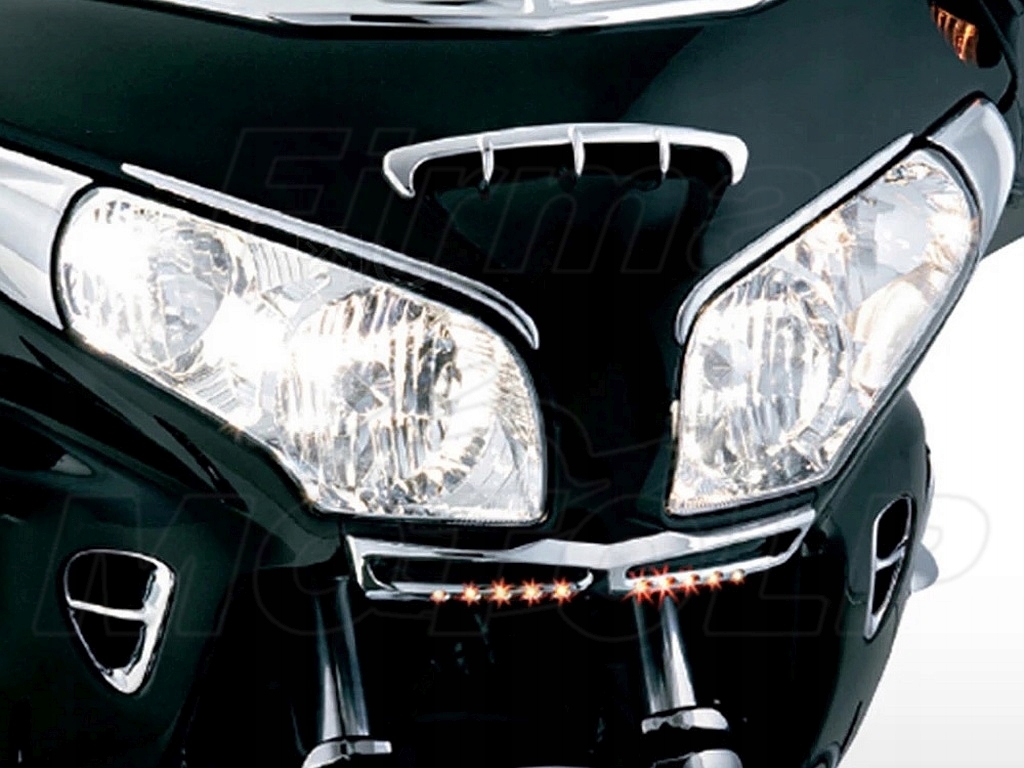 NAKŁADKI WLOTU POWIETRZA OWIEWKI CHROM AKCENT HONDA GL 1800 GOLD WING 01-11 Numer katalogowy części IMP-GL-002