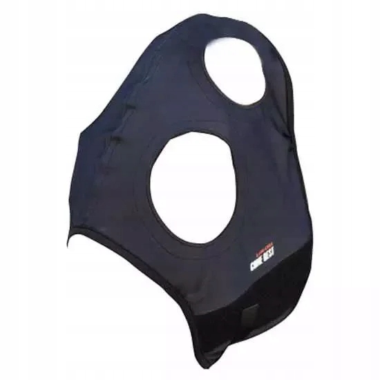 Maska uspokajająca dla koni Lami-cell bez uszu czarna Pony