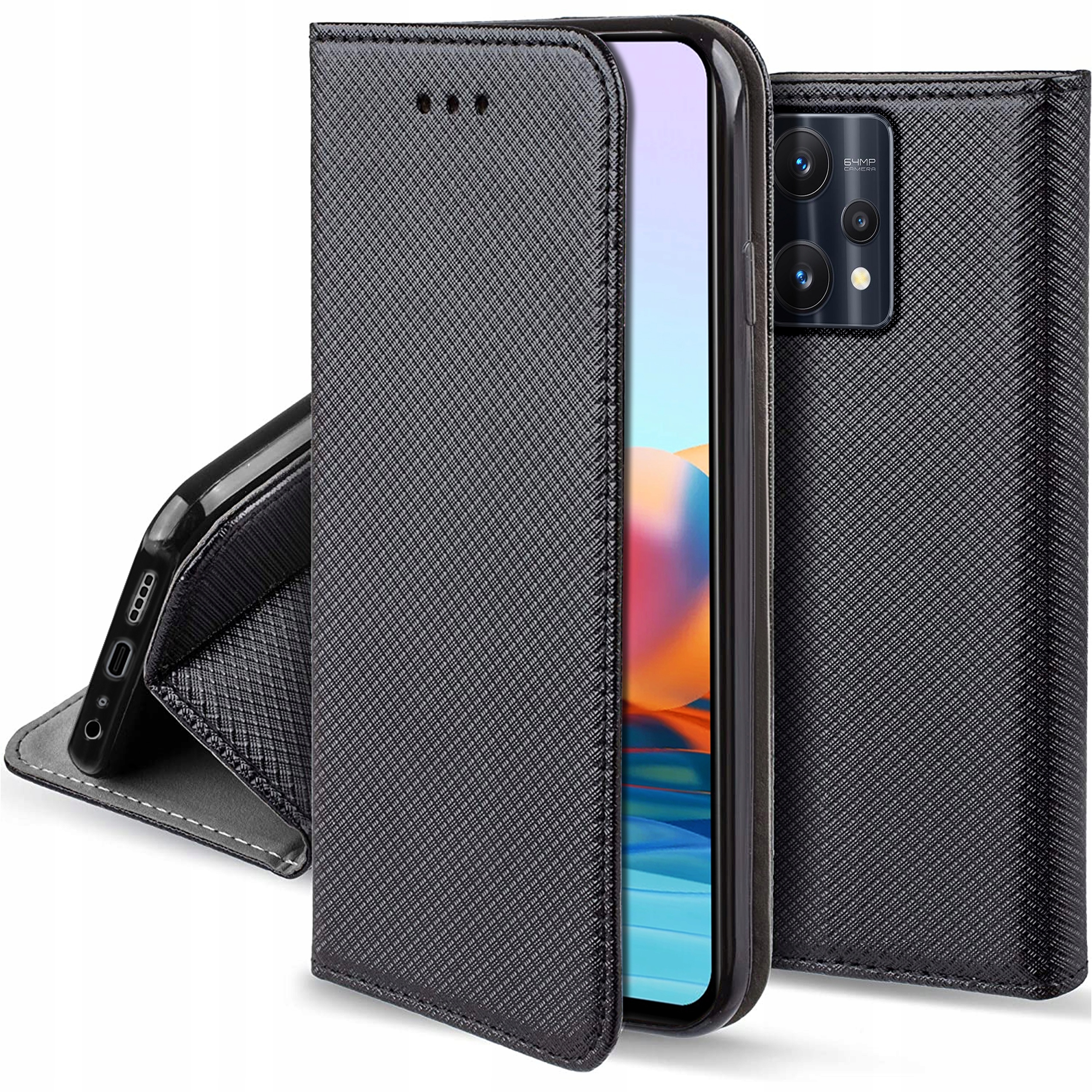 

Etui Smart Magnet Szkło do Realme 9 Pro