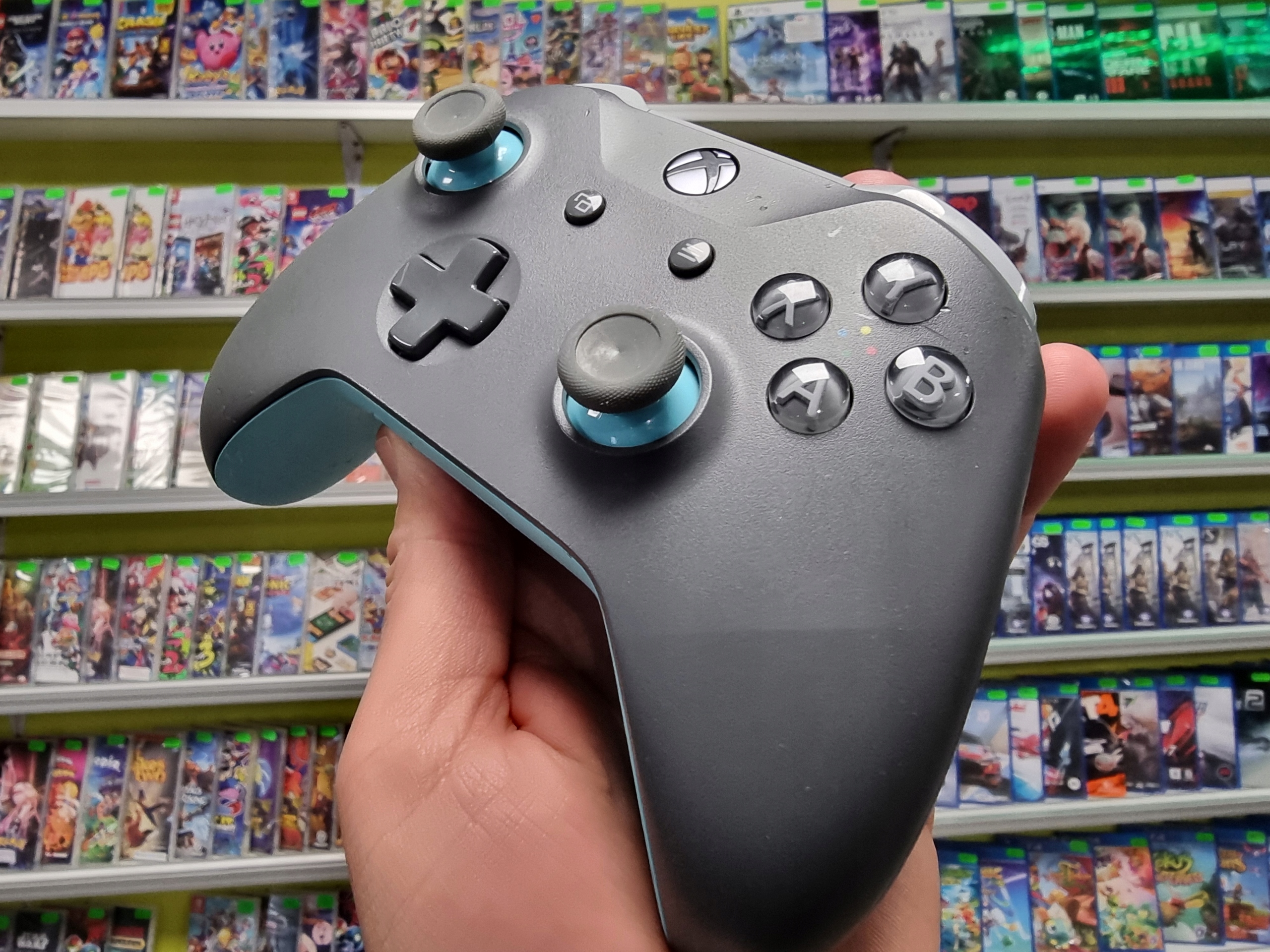 65. ORYGINALNY PAD KONTROLER XBOX ONE SERIES S X PC GREY BLUE LIMITOWANY Kod producenta WL3-00082