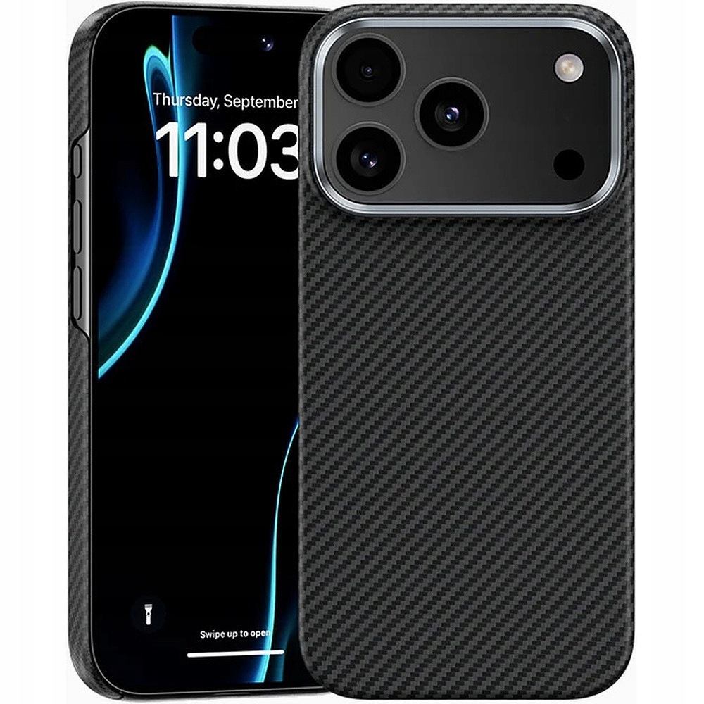Puzdro Benks Magnetic Armor Air Kevlar iPhone 17 Pro čierne obal