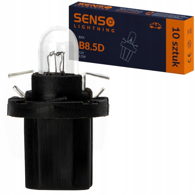 Żarówka Senso B8.5D Bax 1.2W 12V Oprawka Zegary